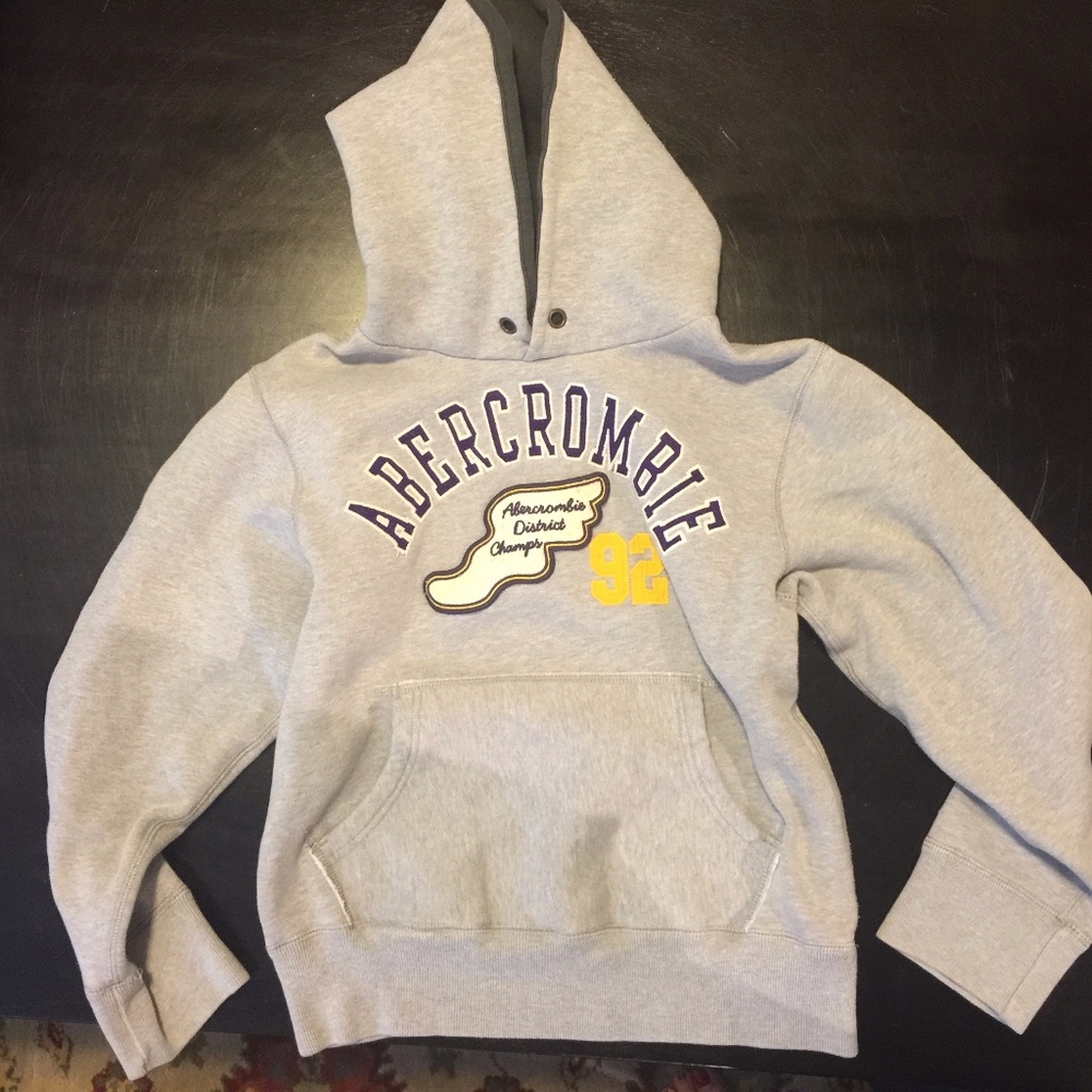Authentic Goods by Abercrombie Grey Hoodie